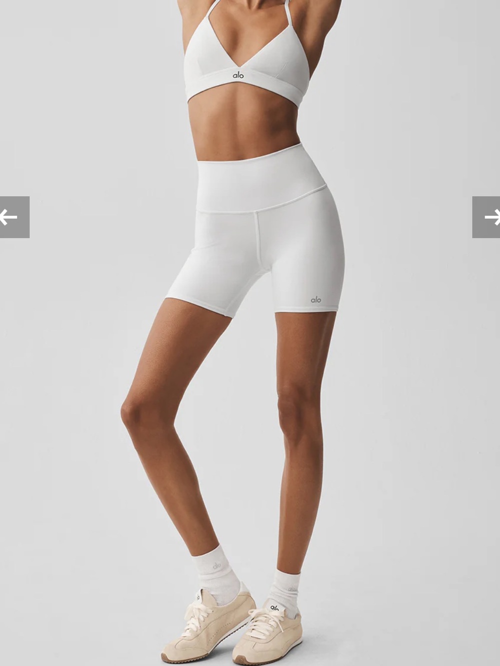 ALO Airbrush High-Rise Biker Shorts